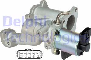 Delphi EG10497-12B1 - EGR-klapp parts5.com