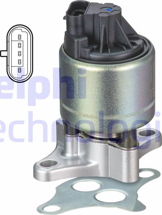 Delphi EG10545-12B1 - EGR Valve parts5.com