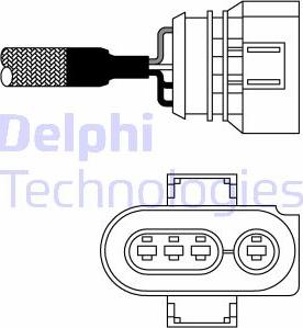 Delphi ES10987-12B1 - Lambda sonda parts5.com