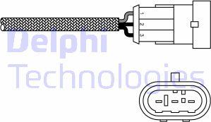 Delphi ES10971-12B1 - Lambda Sensor parts5.com