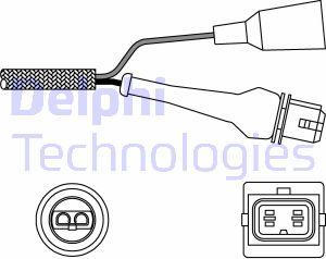 Delphi ES11000-12B1 - Αισθητήρας λάμδα parts5.com