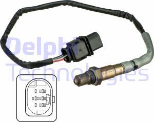 Delphi ES20550-12B1 - Sonde lambda parts5.com