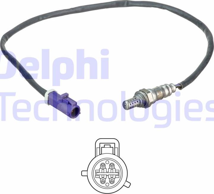 Delphi ES20508-12B1 - Lambda Sensor parts5.com