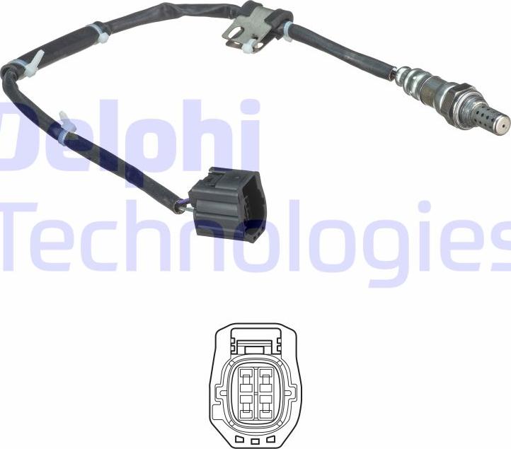 Delphi ES20520-12B1 - Lambda Sensor parts5.com