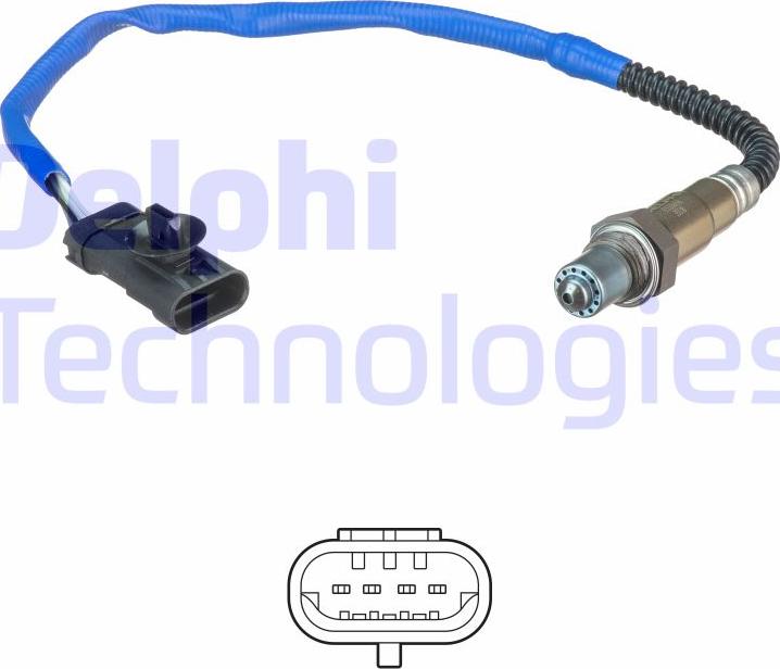 Delphi ES20656-12B1 - Lambdasonde parts5.com