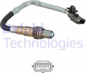 Delphi ES20680-12B1 - Sonde lambda parts5.com