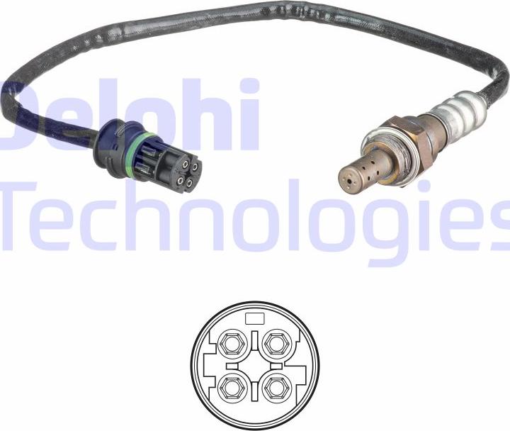 Delphi ES20674-12B1 - Lambda sonda parts5.com