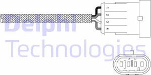 Delphi ES20344-12B1 - Sonda lambda parts5.com