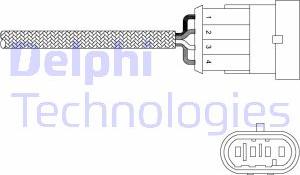 Delphi ES20302-12B1 - Sonda Lambda parts5.com