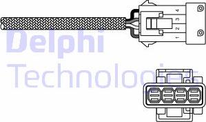 Delphi ES20255-12B1 - Sonda Lambda parts5.com