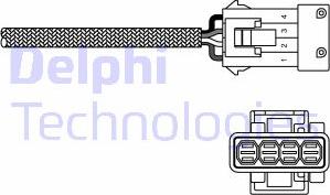 Delphi ES20255-12B1 - Sonda lambda parts5.com