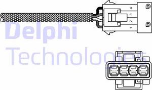 Delphi ES20230-12B1 - Αισθητήρας λάμδα parts5.com