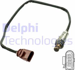 Delphi ES21090-12B1 - Ламбда-сонда parts5.com