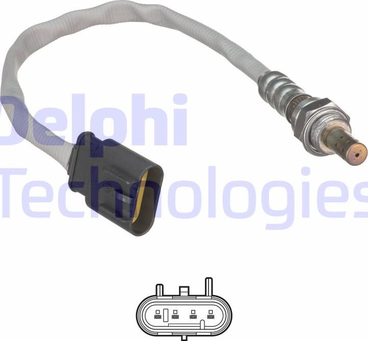 Delphi ES21058-12B1 - Lambda sonda parts5.com