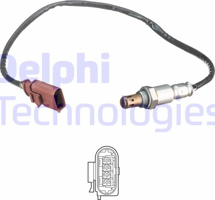 Delphi ES21089-12B1 - Lambda Sensor parts5.com