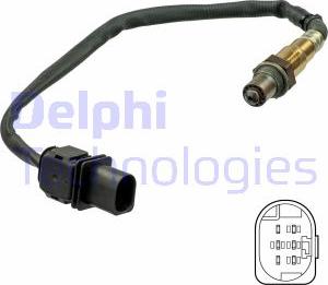 Delphi ES21086-12B1 - Sonda lambda parts5.com