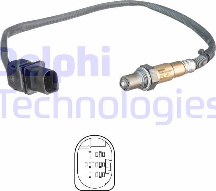 Delphi ES21081-12B1 - Lambda andur parts5.com