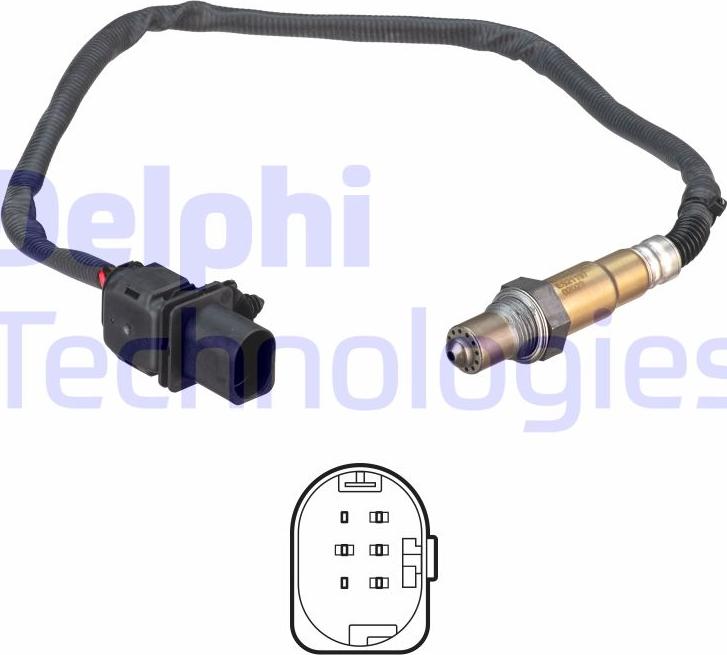 Delphi ES21197-12B1 - Lambda sonda parts5.com