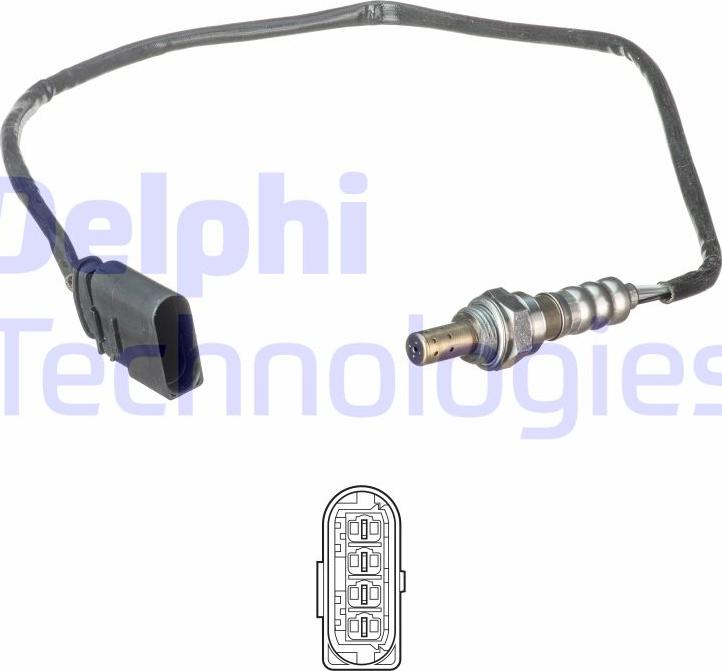 Delphi ES21141-12B1 - Lambda sonda parts5.com