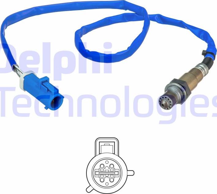 Delphi ES21152-12B1 - Lambda sonda parts5.com