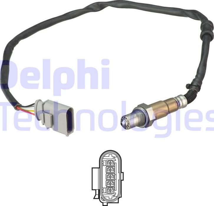 Delphi ES21181-12B1 - Lambda Sensor parts5.com