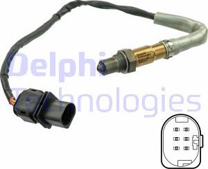 Delphi ES21124-12B1 - Sonde lambda parts5.com