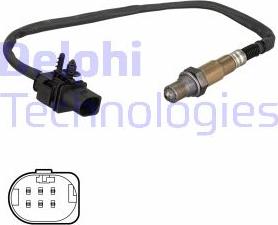 Delphi ES21327-12B1 - Sonda Lambda parts5.com