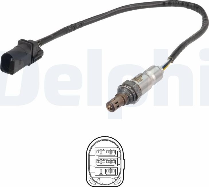 Delphi ES21377-12B1 - Sonda Lambda parts5.com