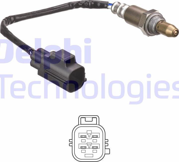 Delphi ES21290-12B1 - Sonda Lambda parts5.com