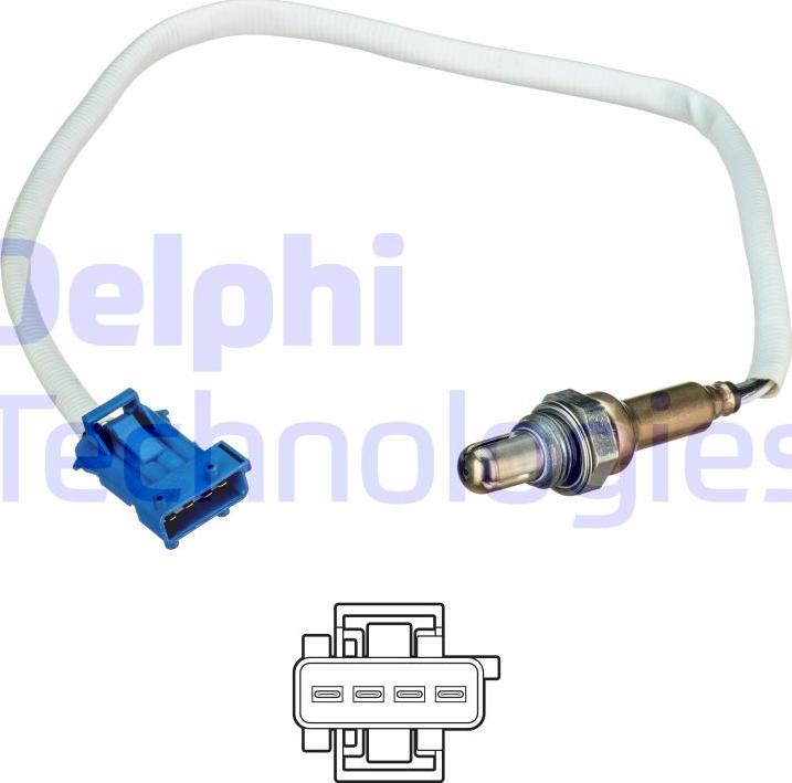 Delphi ES21244-12B1 - Sonda Lambda parts5.com