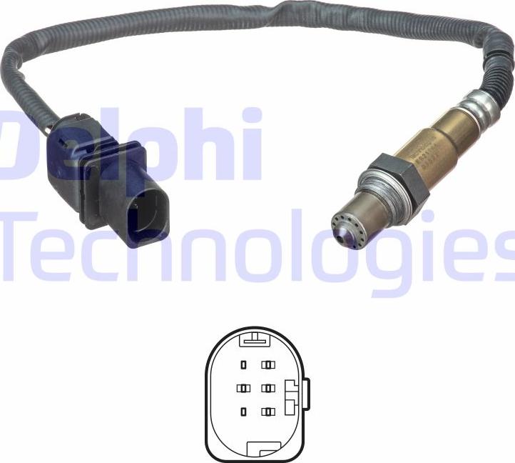 Delphi ES21264-12B1 - Sonda Lambda parts5.com