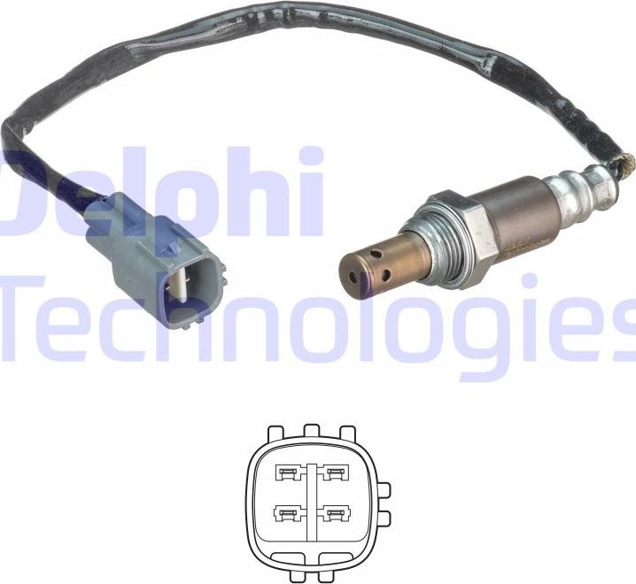 Delphi ES21218-12B1 - Sonda Lambda parts5.com