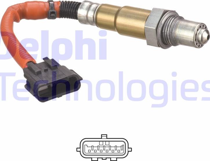 Delphi ES21280-12B1 - Αισθητήρας λάμδα parts5.com