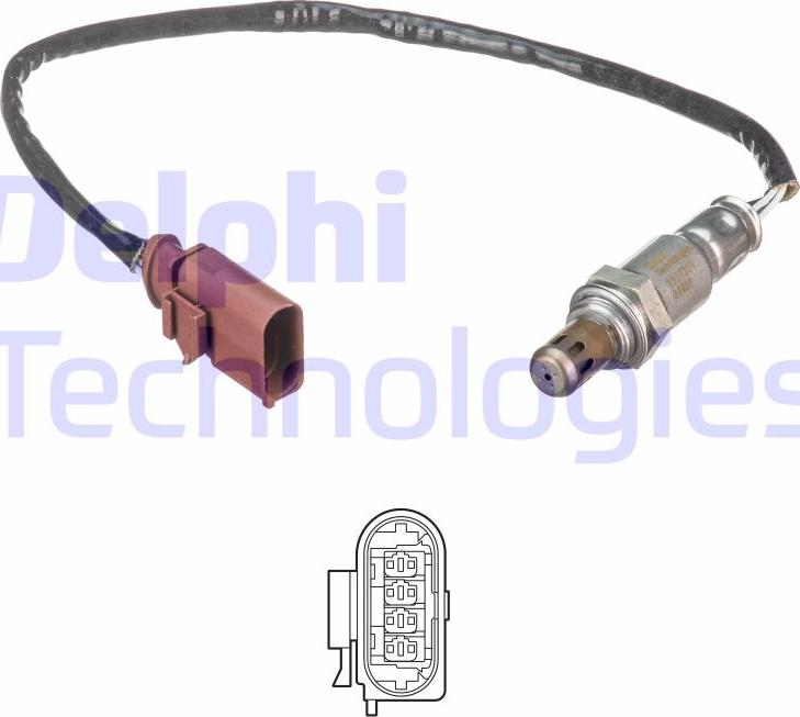 Delphi ES21224-12B1 - Lambda sonda parts5.com