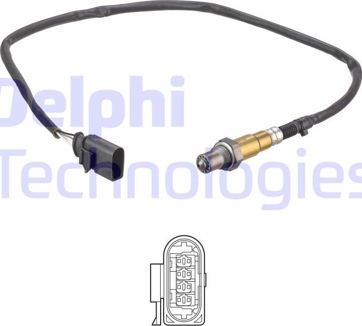 Delphi ES21273-12B1 - Lambdatunnistin parts5.com