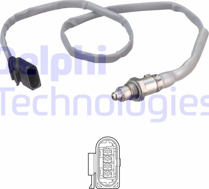 Delphi ES21272-12B1 - Αισθητήρας λάμδα parts5.com