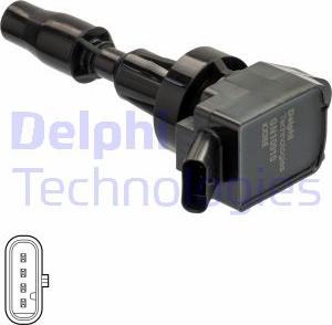 Delphi GN10910-12B1 - Zapaľovacia cievka parts5.com