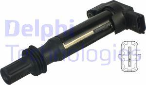 Delphi GN10584-12B1 - Bobina de encendido parts5.com