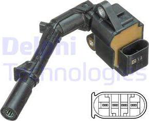 Delphi GN10690-12B1 - Vzigalna tuljava parts5.com