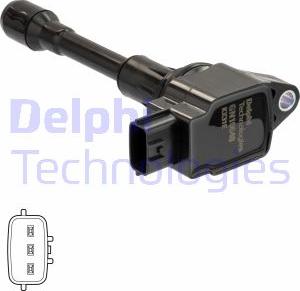 Delphi GN10648-12B1 - Bobina de inductie parts5.com