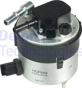 Delphi HDF649 - Kütusefilter parts5.com