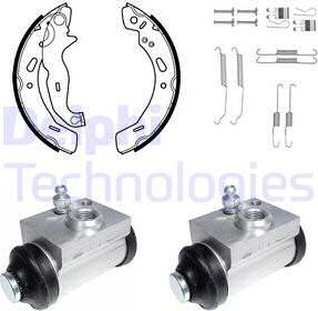 Delphi KP1131 - Fékpofakészlet parts5.com