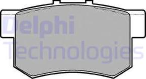 Delphi LP948 - Brake Pad Set, disc brake parts5.com