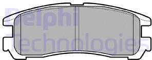 Delphi LP955 - Brake Pad Set, disc brake parts5.com