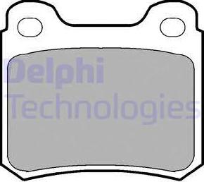 Delphi LP915 - Fékbetétkészlet, tárcsafék parts5.com