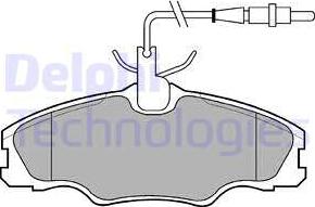 Delphi LP985 - Brake Pad Set, disc brake parts5.com