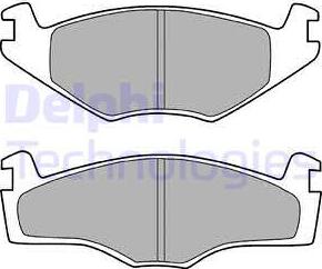 Delphi LP420 - Bremsbelagsatz, Scheibenbremse parts5.com