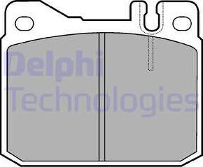 Delphi LP427 - Σετ τακάκια, δισκόφρενα parts5.com