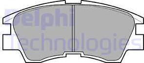 Delphi LP633 - Fren balata seti, diskli fren parts5.com