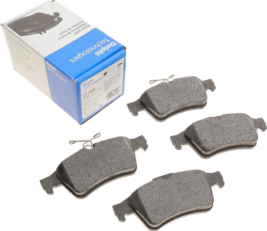 Delphi LP1958 - Brake Pad Set, disc brake parts5.com